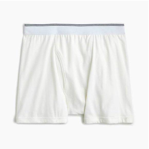J. Crew Underwear & Socks New Jcrew Stretch Boxer Briefs White Size